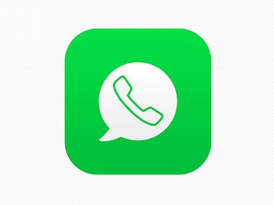 Whatsapp Icon apple green ios7 iphone messenger whats whatsapp