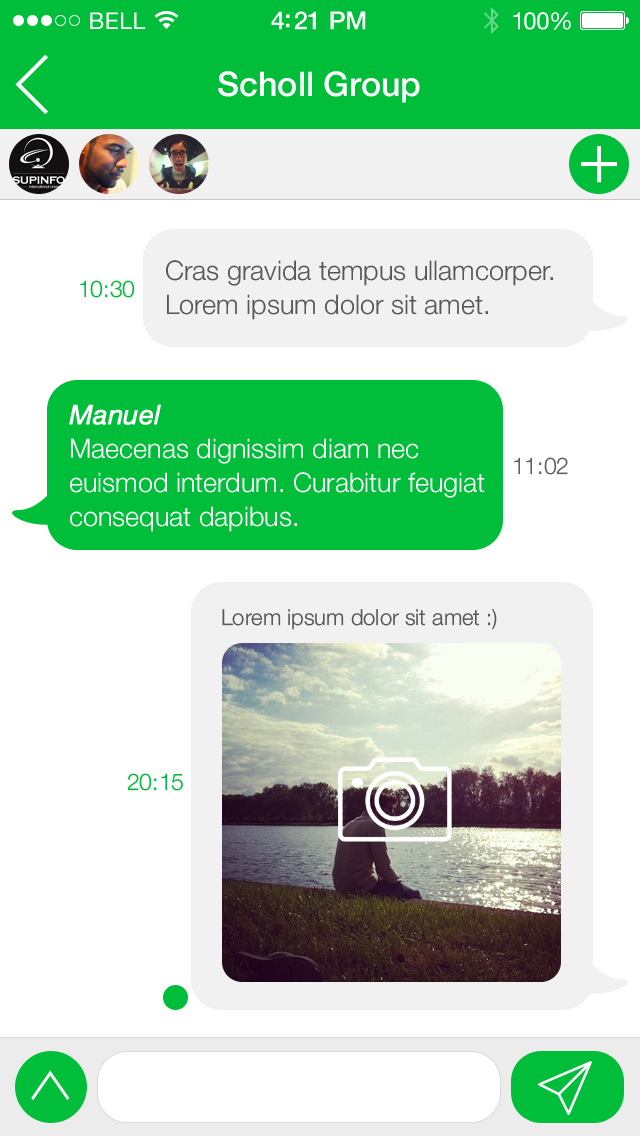 Download Dribbble - whatsapp-chats-group.png by Théo Mesnil