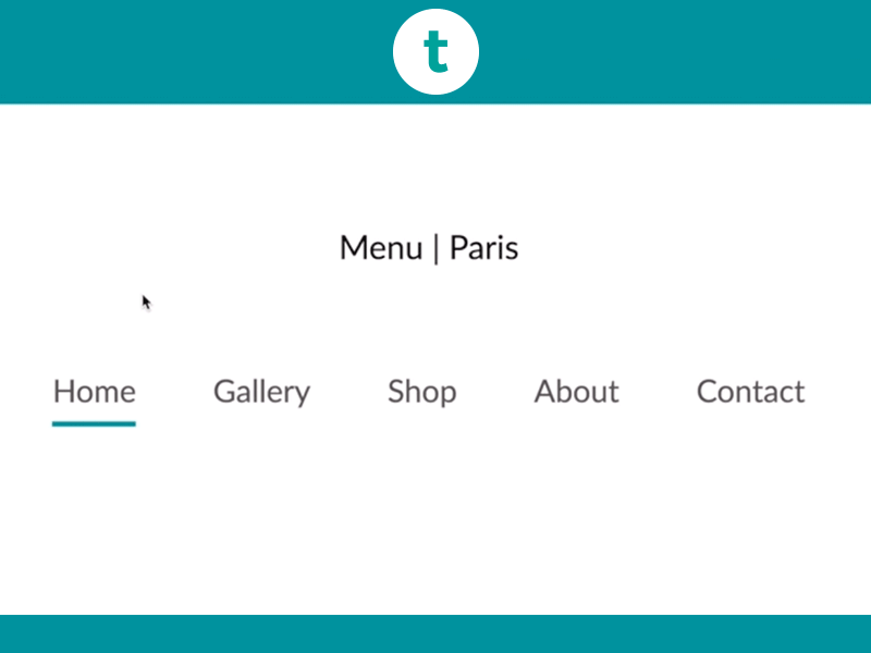 Menu animation with CSS3 animation css3 hover menu