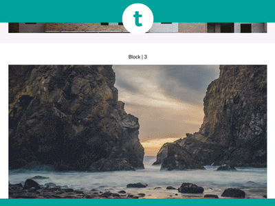 Block animation with CSS3
