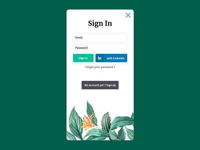 Sign In app button design form jungle linkedin redesign signin ui ux