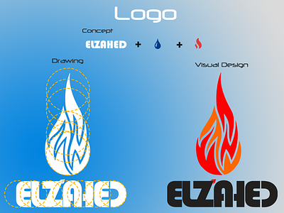 ELZAHED Logo 2010 company elzahed identity logo oil petroleum