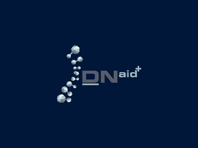 DN Aid+ biology brand brand id brandmark genetics health identity logo logotype methodologi micro science