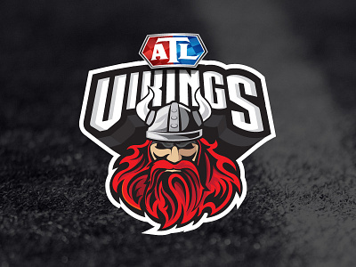 ATL Vikings athletic esport identity logo logotype sports viking