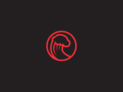 Tidal brand icon identity logo monogram negative space