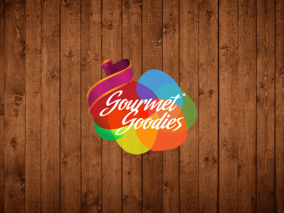 Gourmet Goodies brand brandmark cater catering cuisine dine dining eatery foods gourmet logo logotype restaurant