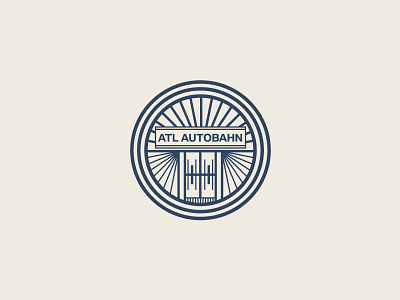 ATL AUTOBAHN Monogram automobile automotive brand crest identity logo logo design logotype monogram