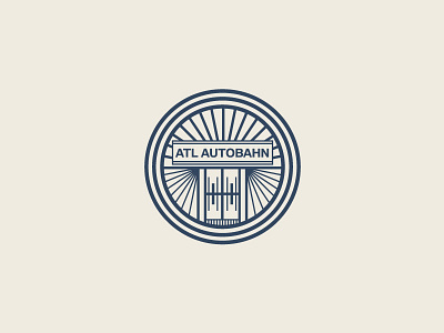 ATL AUTOBAHN Monogram automobile automotive brand crest identity logo logo design logotype monogram