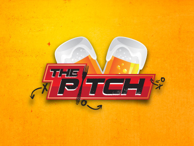 The Pitch brand brandmark broadcast icon logo logotype marketing promotion sports television tournament