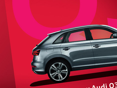 Q3 ad advertising audi automotive europe marketing press prize promotion sale