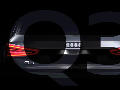 Q3 ad advertising audi automotive europe marketing press prize promotion sale