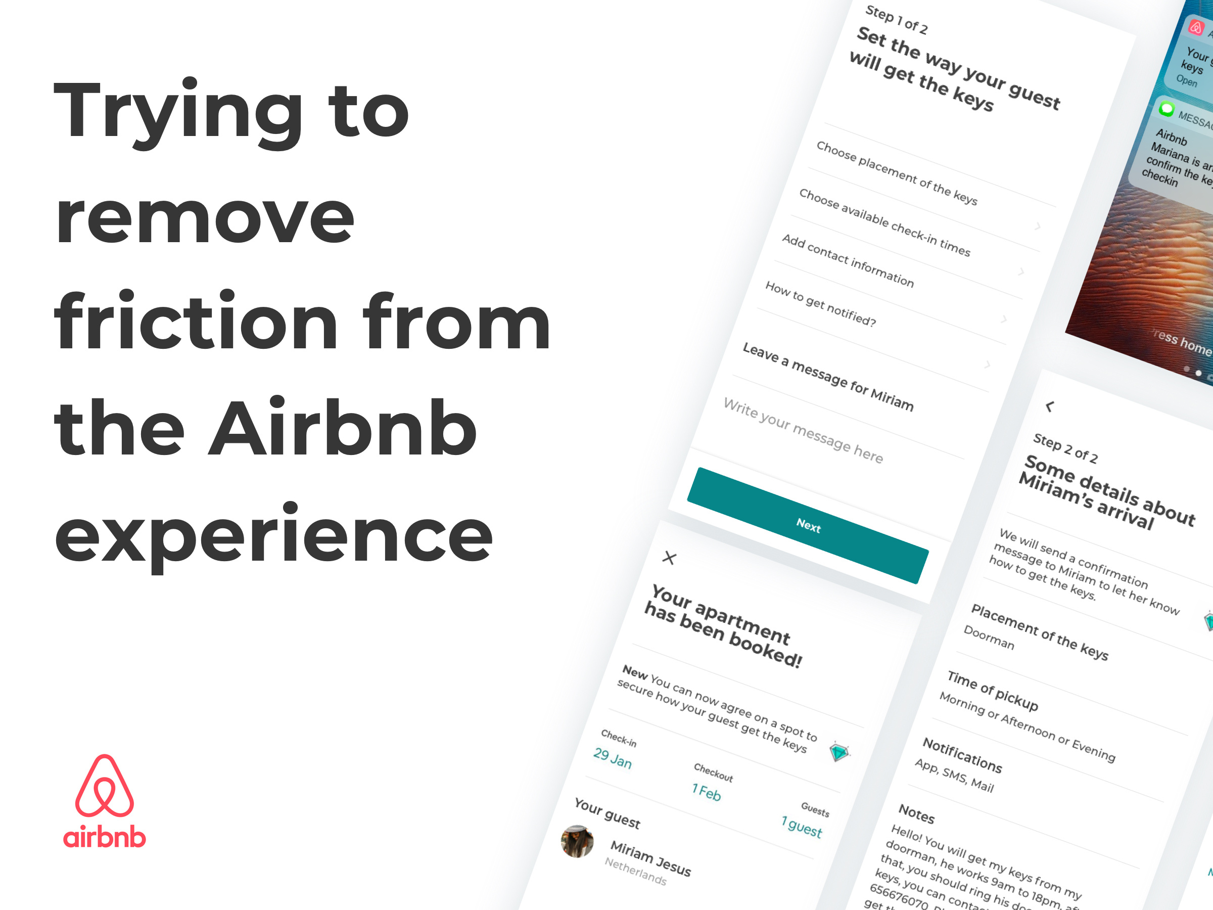 Reassuring users, a UX case study for Airbnb by Sandra Millán on Dribbble