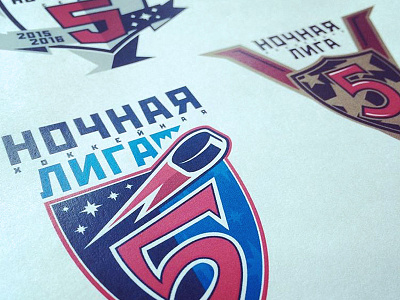 Ночная Хоккейная Лига - эскизы к пятому сезону branding hockey icehockey logo vector