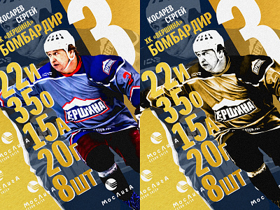 Hockey Card branding card hockey icehockey logo vector