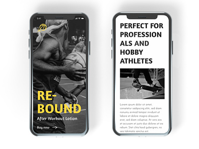 Rebound Mobile UI/UX mobile design user experience user interface