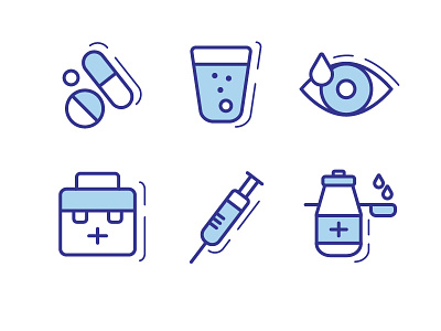 medical icons icon illustration vector