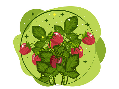 berry mood design illustration vector