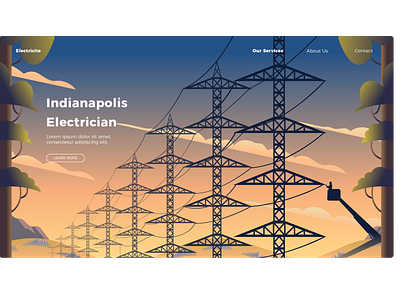 Electricity Landing Page Unit.