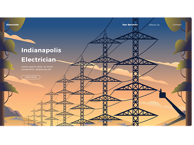 Electricity Landing Page Unit.