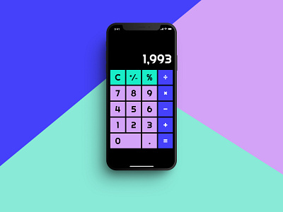 Daily UI 004 - Calculator calculator dailyui dailyui004