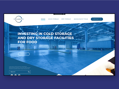 Cold/Dry storage facility website design -- Rejected Preposition