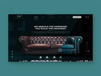 Furniture Website Design (Super Dynamic) furniture website