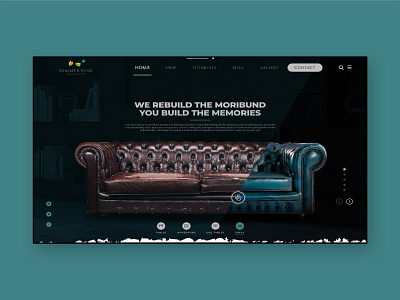 Furniture Website Design (Super Dynamic)