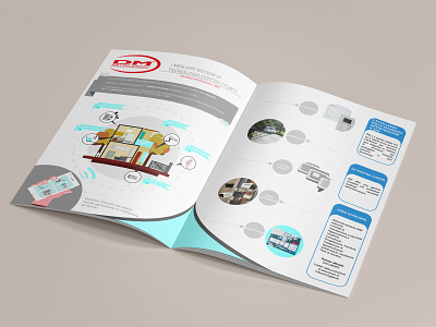 Dm Antincendio brochure mockup branding brochure design graphic illustration ui vector
