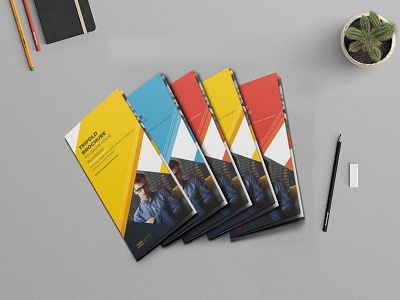 Trifold business Brochure Indesign Template agency bi fold brochure branding branding design branding identity brochure brochure design brochure layout brochure template clean company company branding corporate creative customisable design financial graphicdesign trifold trifold brochure