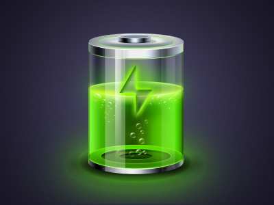 The battery battery design icon the