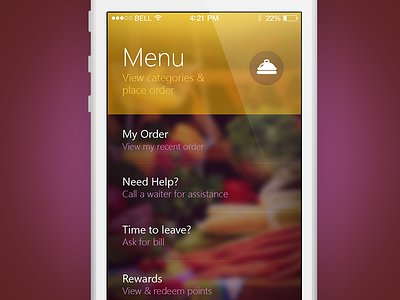 Foodango iOS App Home