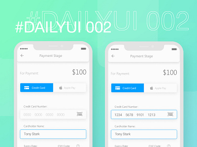 Just finished my first design for #dailyui #002
