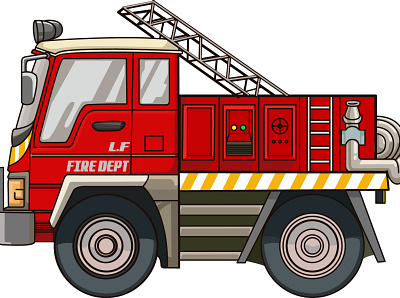 LF CAR fire dept art artworks design design art digitalart illustration ilustration ilustrator tshirt design vector artwork