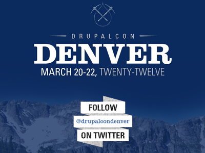 DrupalCon Denver 2012 2012 blue colorado conference denver drupalcon website