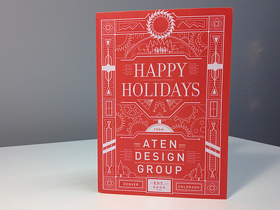 Aten Holiday Card 2013 atendesigngroup holiday print