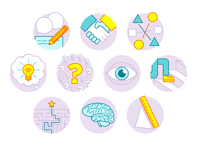 Connect4Learning Illustrations aten atendesigngroup grunticon icons illustration svg vector website