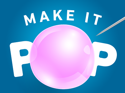 Make It Pop - A52-02K aten aten52 aten52 challenge02 atendesigngroup bubble pop