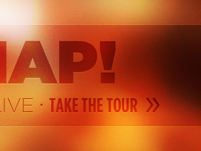 Take the Tour atendesigngroup design typography