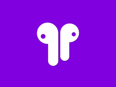 Airpods 🙃 airpod airpods branding design headphone headphones icon logo talk ttyl
