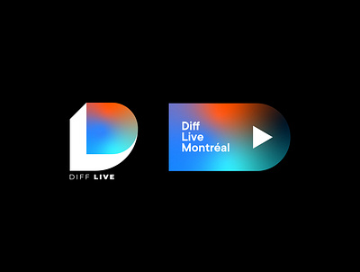 DiffLive Logo Design branding design illustration logo social media