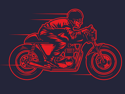 Vectorstock 21771905 badge bike bike logo cafe cafe racer design fast gang illustration logo motobike motorcycle motorcyclist racer racing retro speed vector vectorstock vintage