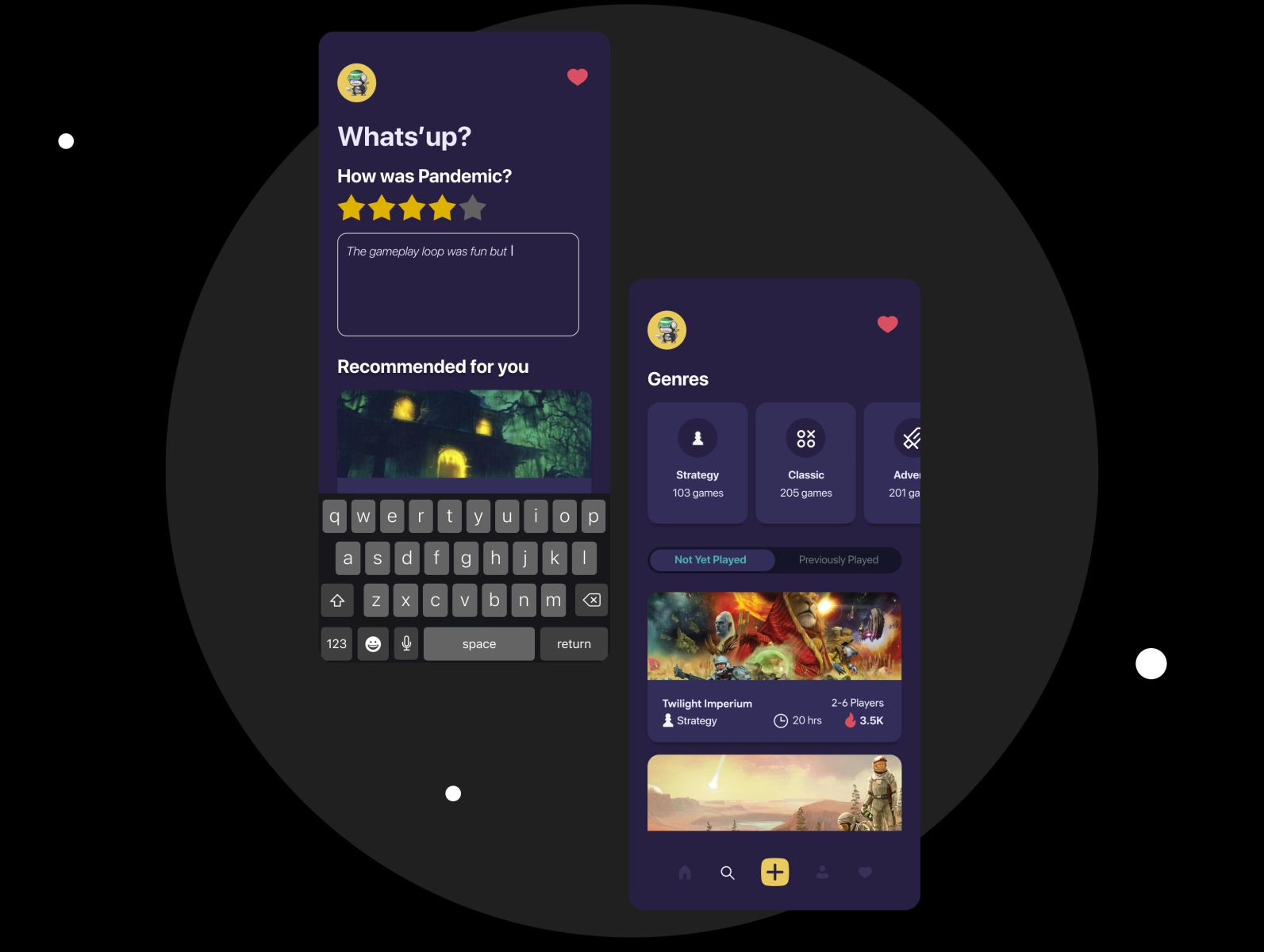 Dicey 🎲 Board Game Tracker by Shreya Jaiswal on Dribbble