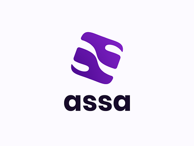 Logo for assa company branding figma illustration letter logo minimal s ss uiux