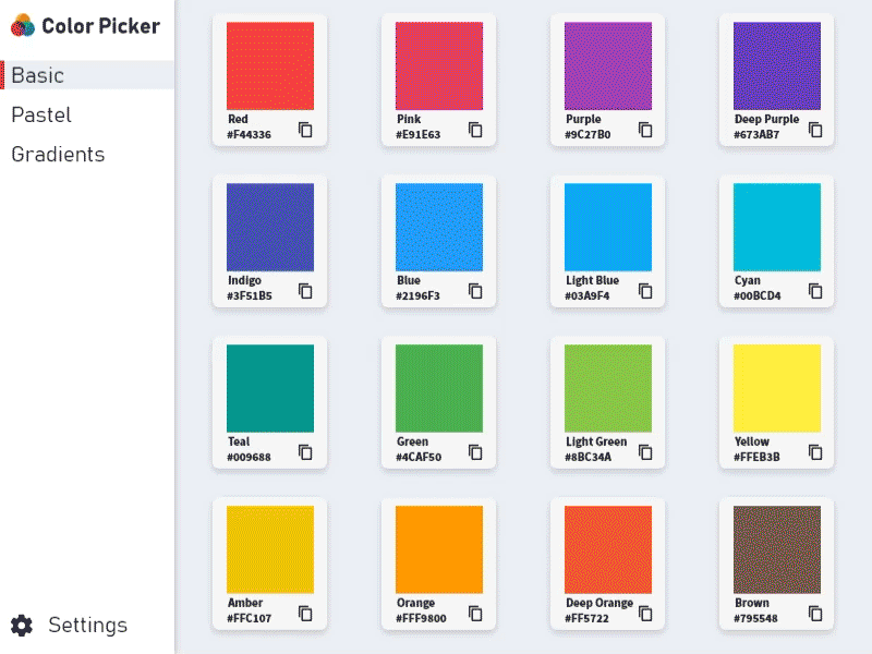 Daily UI #60 - Color Picker adobe xd app dailyui design flat ui web website
