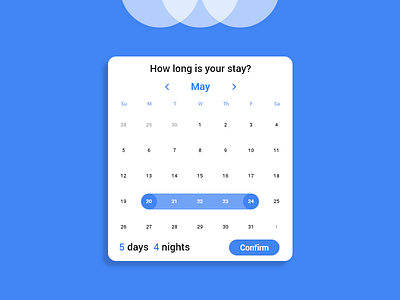 Daily UI #80 - Date Picker adobe xd app dailyui design flat mobile ui web website