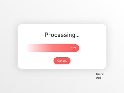 Daily UI #86 - Progress Bar