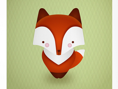 Illustration Fox animal fox illustrator kawaii kids kids book nature red vector vector art
