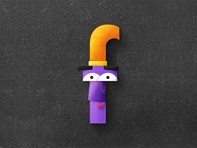 36 days of type - F 36daysoftype 36daysoftypef color cool f freckles