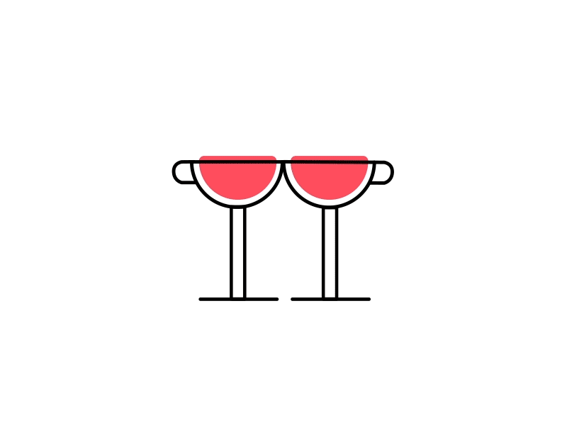 36 days of type - W 36daysoftype 36daysoftypew animation coffee gif wine