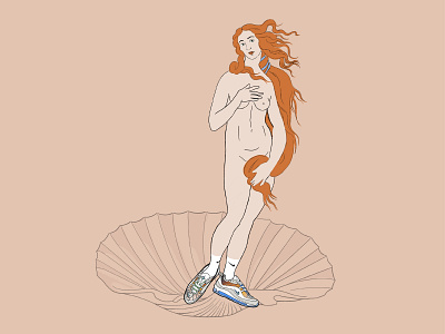 Botticelli's Venus x Nike